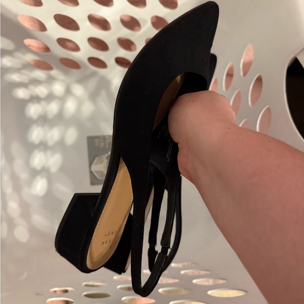a new day Black Slingback Heels - Picture 3 of 3
